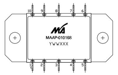 MAAP-010168两级MMIC宽带高功率放大器  MACOM现货