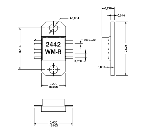 AM244236WM-EM-R功率放大器AMCOM产品原装库存