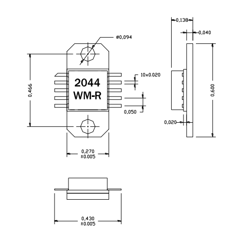 AM204437WM-EM-R功率放大器AMCOM产品原装库存