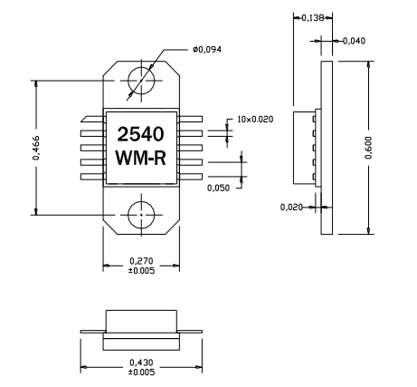 AM254038WM-EM-R放大器AMCOM品牌原装库存
