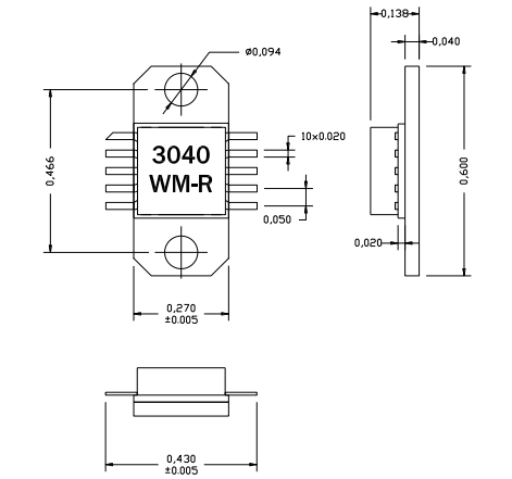 AM304031WM-EM-R功率放大器AMCOM品牌原装库存