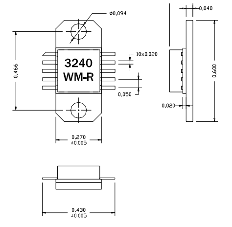 AM324036WM-EM-R放大器AMCOM品牌原装库存