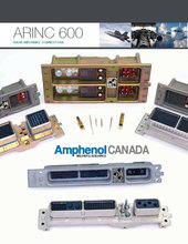 AMPHENOL ARINC和过滤器ARINC型机架和面板连接器