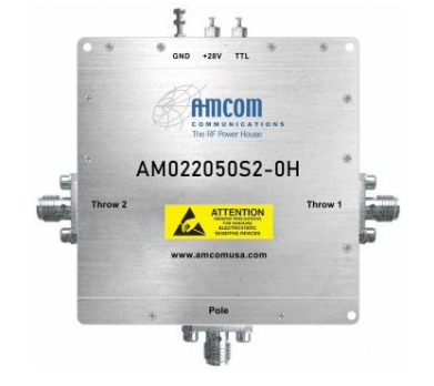 AMCOM大功率200–2000MHz SPDT T/R开关AM022050S2-0H