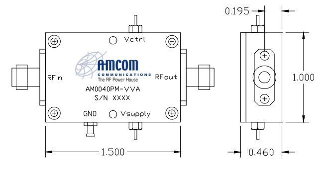 AMCOM可变衰减器 AM0040PM-VVA