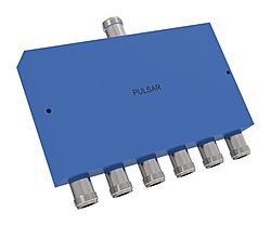 PULSAR微波带状线6路功率分配器/组合器