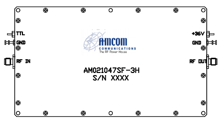 ​AM021047SF-3H宽带功率放大器AMCOM