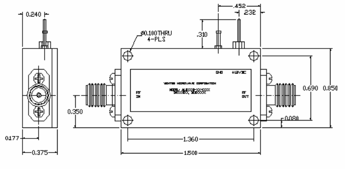 ​ALN0090-22-5006超低噪声放大器WENTEQ