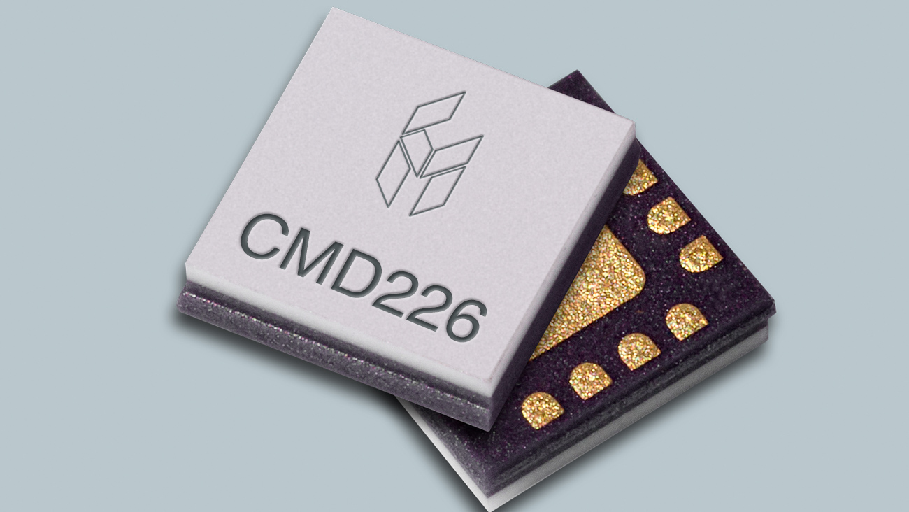 宽带倍频器MMIC在7至11 GHz频率范围内提供高隔离度  CUSTOM MMIC