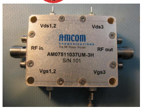 C波段X波段功率放大器模块7.5 - 110GHz——AM07511037UM-3H