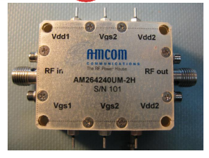 AM264240UM-2H功率放大器模块2.6 - 4.2GHz——S波段功率放大器模块