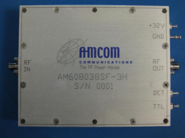 C波段AM608038SF-3H宽带GaN功率放大器模块