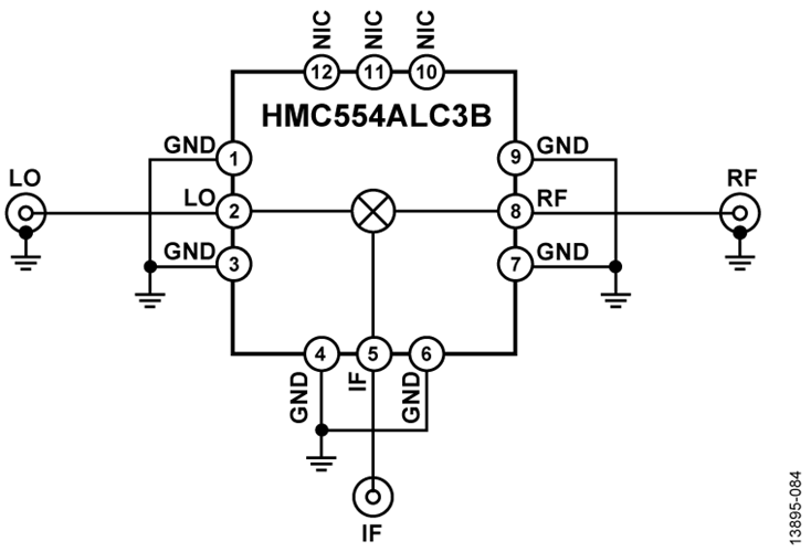 HMC554ALC3B/HMC554ALC3BTR双平衡混频器  adi现货