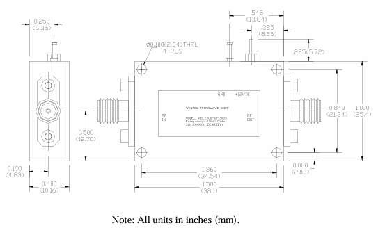 ABL2400-01-3025宽带低噪声放大器WENTEQ温特