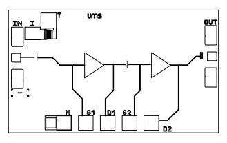 ​CHA2157-99F低噪声中功率放大器UMS