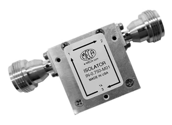 ​IN-0.750-M01 N型母头L波段射频隔离器MECA