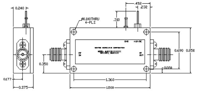 ALN0260-12-3308超低噪声放大器WENTEQ