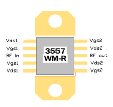 ​AM355739WM-EM-R GaAs MMIC功率放大器AMCOM