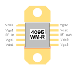 ​AM409533WM-XX-R GaAs MMIC功率放大器AMCOM