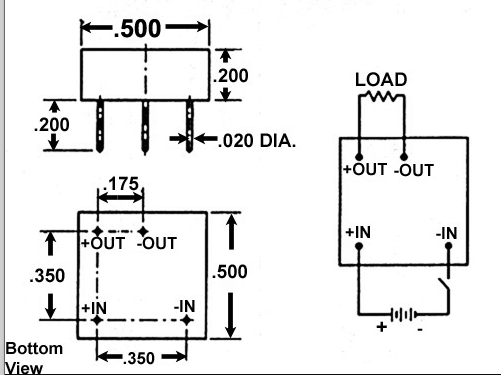 PICO串联AT-SAT单/双路输出隔离式DC-DC转换器