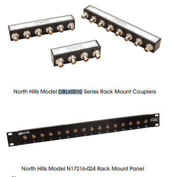 DBL20010/30010/40010/50010/60010和N17216-024机架安装耦合器North Hills