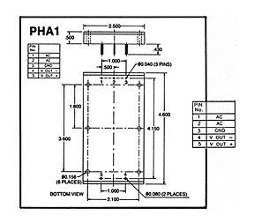 LPHA1/PHA1 AC-DC转换器PICO