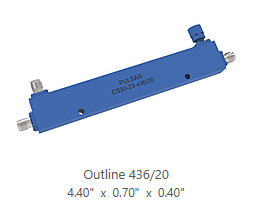 CS30-23-436/20 30db SMA定向耦合器Pulsar