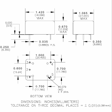 Synergy HPXO125晶体振荡器125MHz