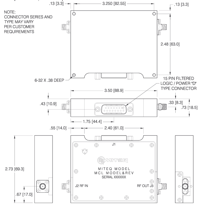 ​AMFLD-27003100-60-18P射频放大器MITEQ