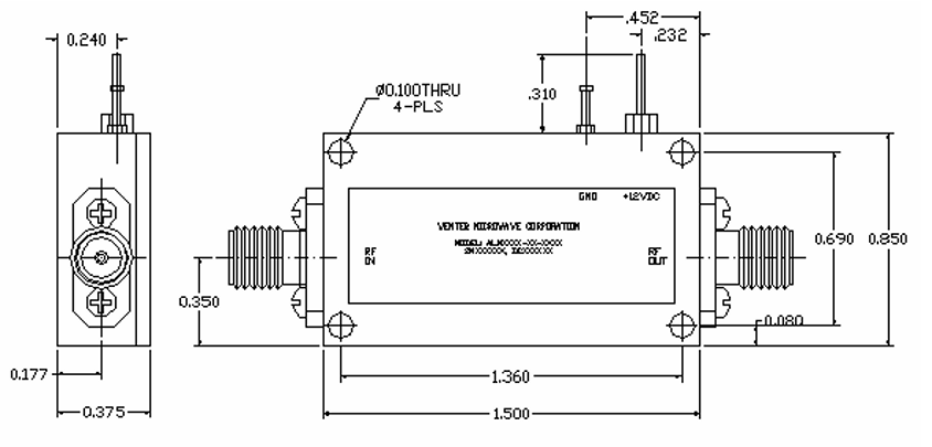 ​AIP0030-67-3506输入保护低噪声放大器